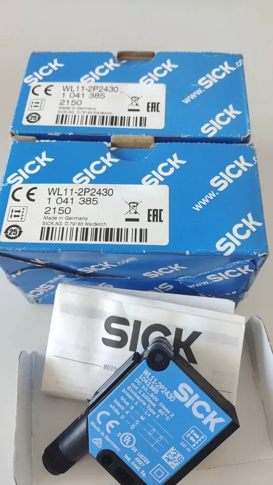 new Sick WL11-2P2430 Photoelectric Sensor One WL112P2430 - SICK