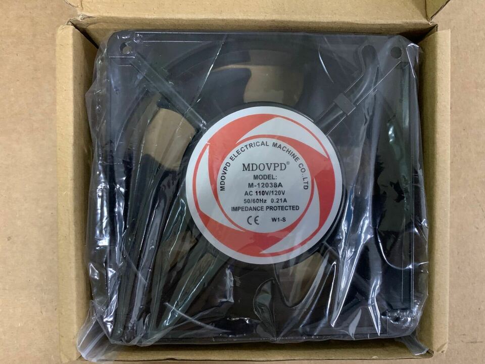 new 1pcs 2-wire high temperature cooling fan M-12038A W1-S 110/120V 0.21A - OMRON