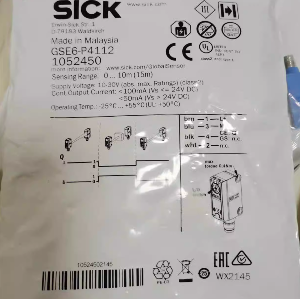 new 1PC Sick GSE6-P4112 Photoelectric Sensor GSE6P4112 - SICK