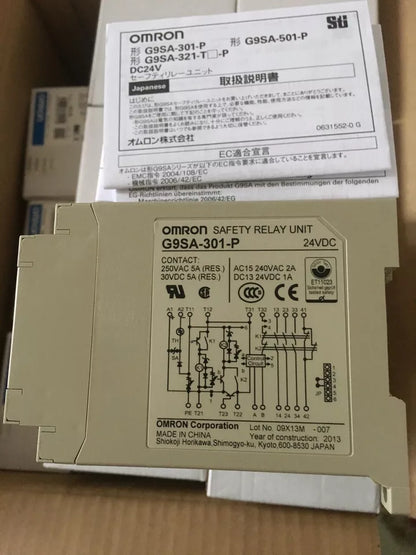 1-PC Omron G9SA-301-P State Relay: 50Hz-60Hz AC 120-220V, 1x SPDT Relay for Large Motor Control - OMRON