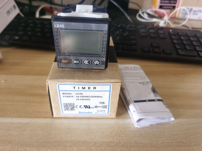 new Autonics LE4S Digital Backlit LCD Timer One - AUTONICS