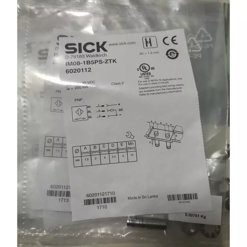 SICK IM081B5PSZTK Proximity Switch - SICK