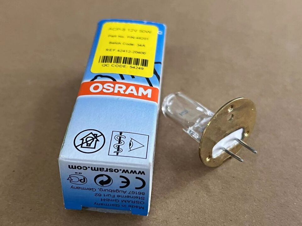 new 1PC for TOPCON 12V50W ACP-8 Lamp 42412-20400 Osram 64610 Ophthalmic Projector - OSRAM