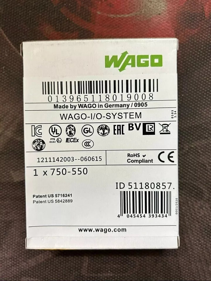 new 1PC Wago 750-550 PLC Module 750550 In Box - WAGO