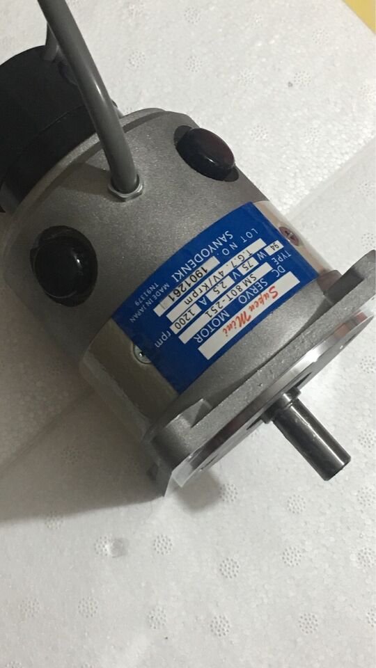 1-PC SANYO SM80T-251 SERVO MOTOR Vibration Detection - SANYO