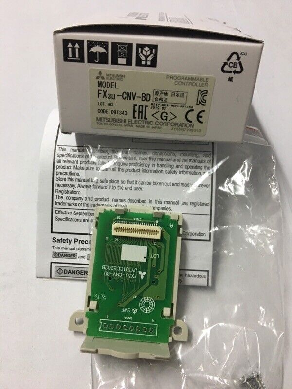 new Mitsubishi FX3U-CNV-BD PLC Terminal One FX3UCNVBD - MITSUBISHI