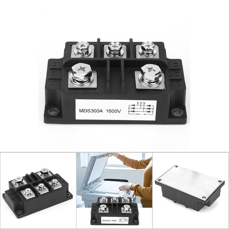 new MDS300A 1600V Rectifier Bridge 3-Phase Resin Packed Rectification Module MT8 - POWERPRO