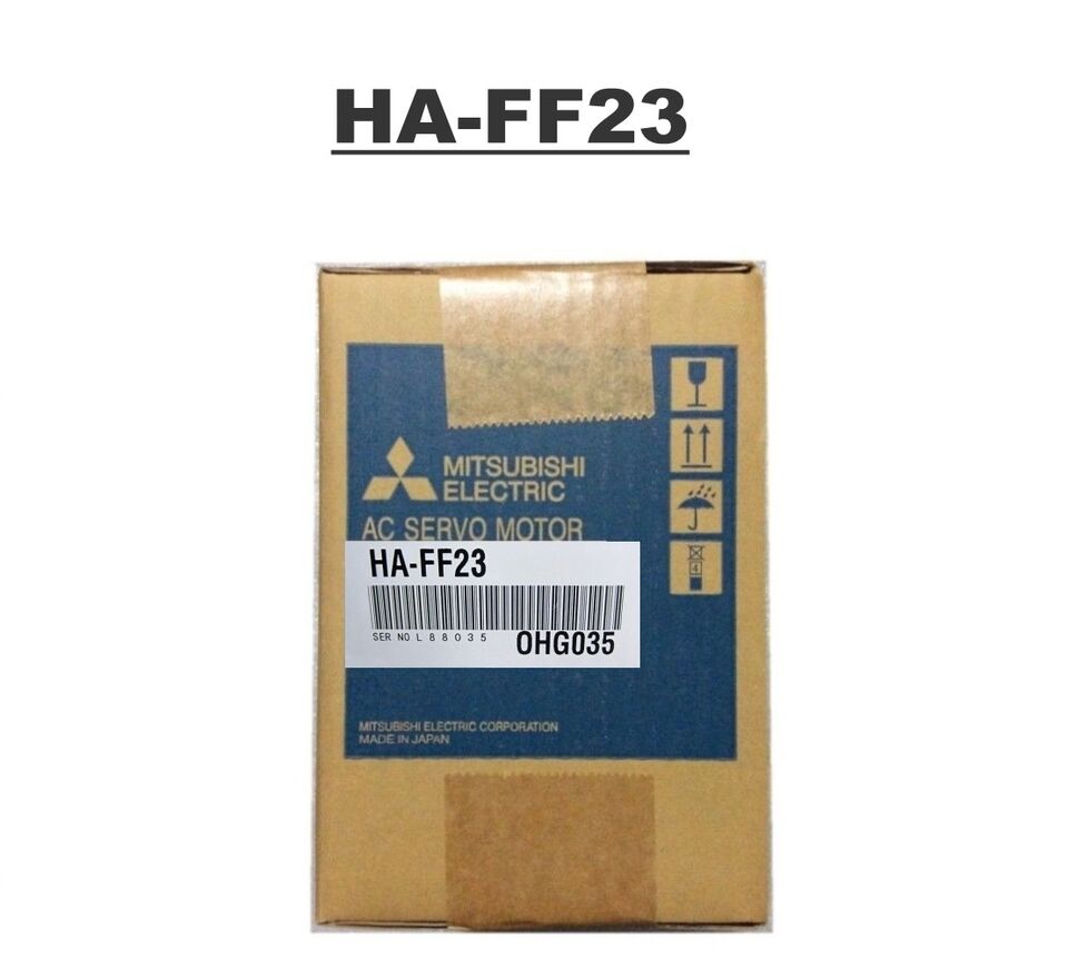 Mitsubishi HA-FF23 1-Unit AC Servo Motor HAFF23 Complete Package - MITSUBISHI