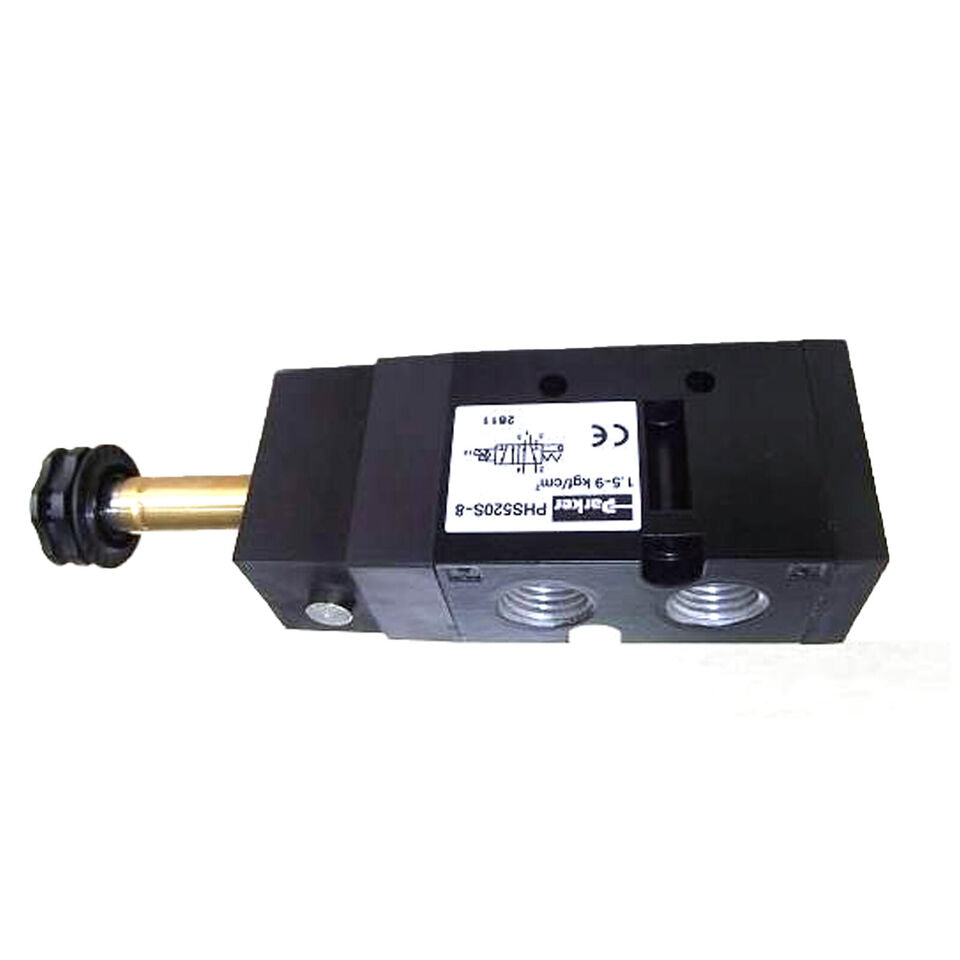 Parker PHS520S-8 Solenoid Valve with 250PSI 1/4" BSP Male to BSP Male, 100% Sealed - PARKER