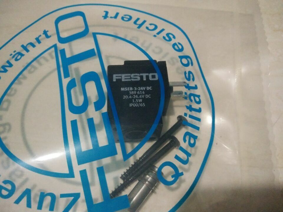new Festo MSEB-3-24V 389614 Solenoid Valve One MSEB324V - FESTO