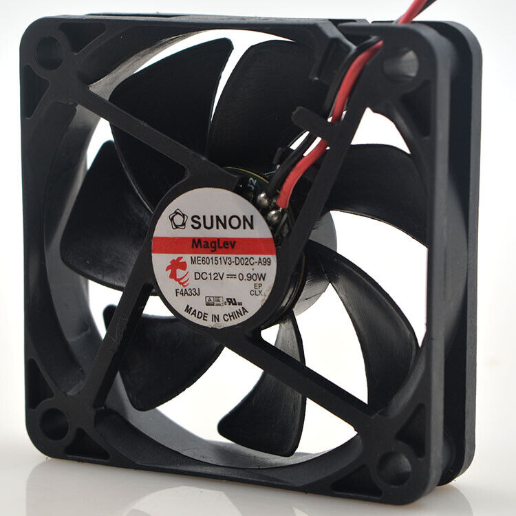 new 1PC 12V magnetic suspension chassis fan ME60151V3-D02C-A99 6015 60*60*15mm - INDUSTRIAL EQUIPMENT