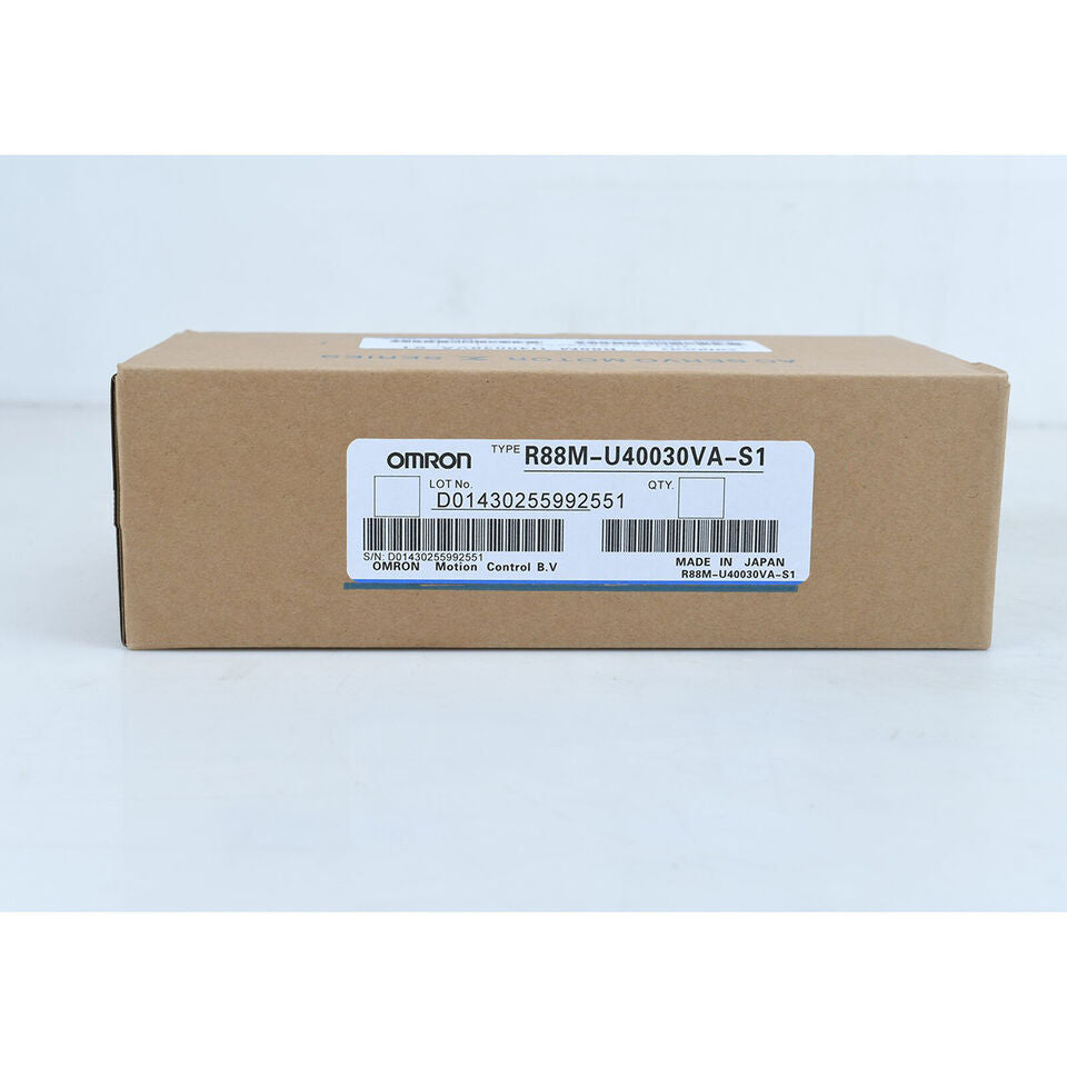new One OMRON R88M-U40030VA-S1 AC Servo Motor R88MU40030VAS1 ping - OMRON