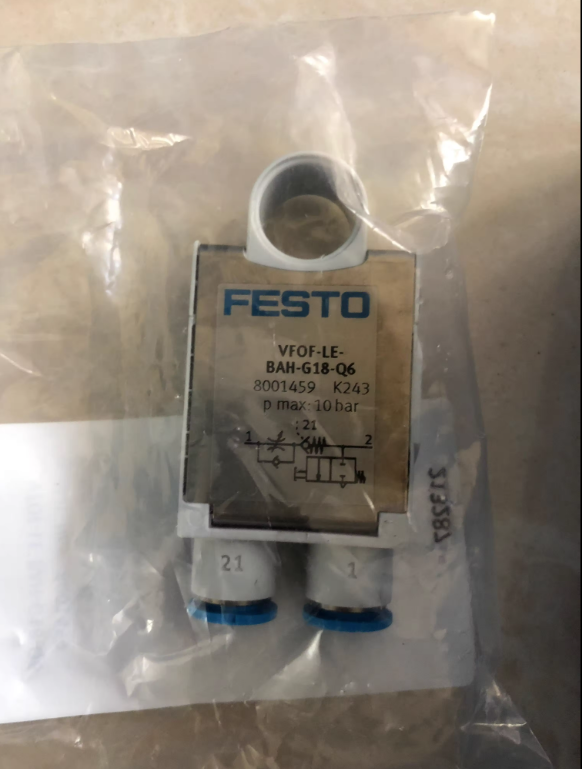 new 1PC Festo VF0F-LE-BAH-G18-Q6 8001459 Check Valve - FESTO
