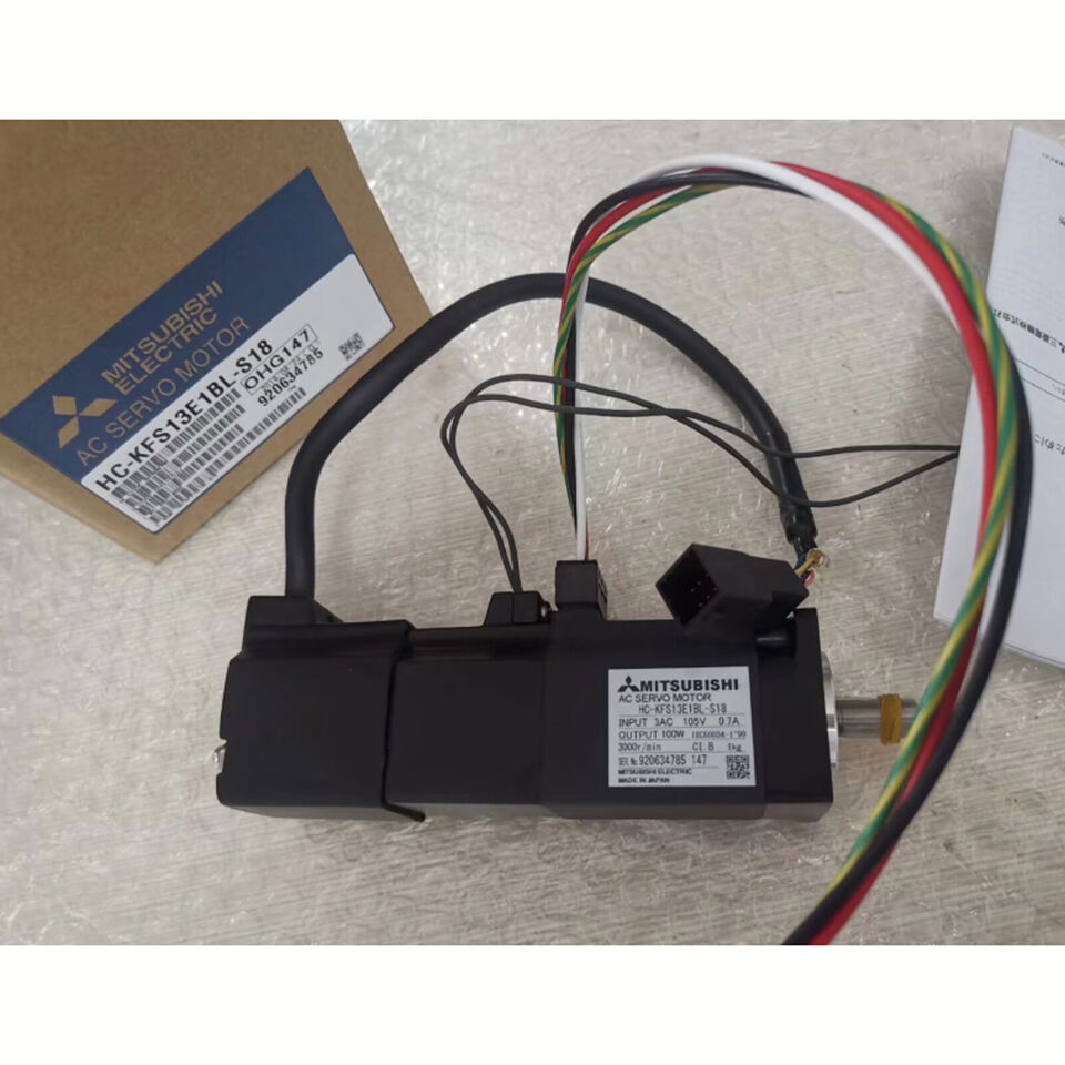 new 1PC Mitsubishi HC-KFS13E1BL-S18 Servo Motor HCKFS13E1BLS18 In Box - MITSUBISHI
