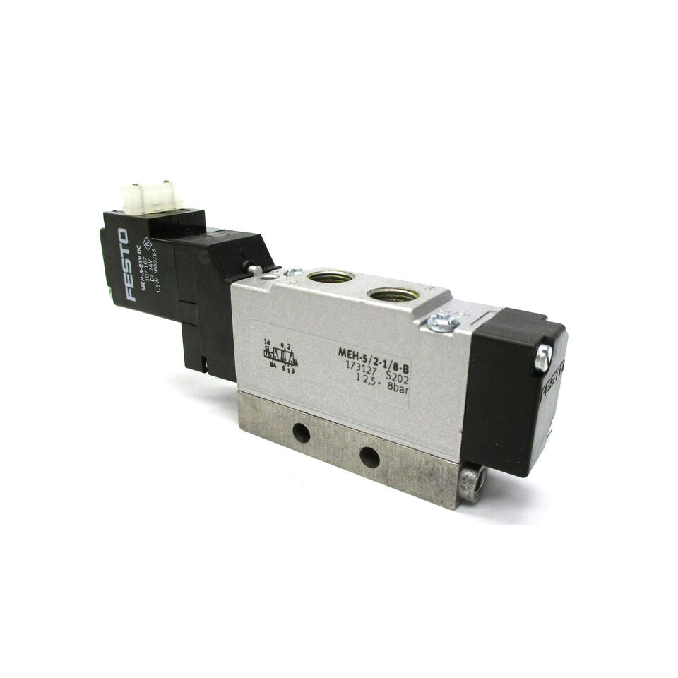new 1PC Festo MEH-5/2-1/8-B 173127 Solenoid Valve ping - FESTO