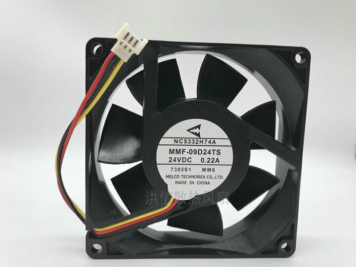 new 1PC NC5332H74A MMF-09D24TS-MM6 DC 24V 0.22A 90*90*25mm For Mitsubishi Driver Fan - MITSUBISHI