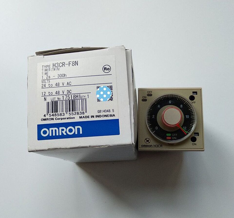 new Omron H3CR-F8N 100-240VAC Timer One H3CRF8N - OMRON