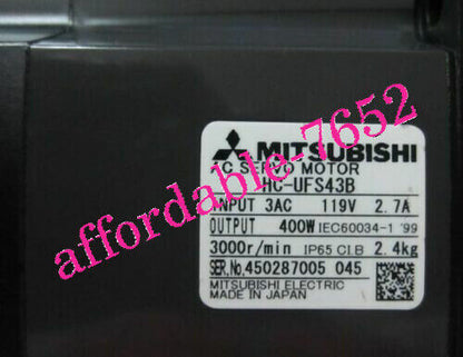 New Mitsubishi HC-UFS43B Servo Motor - MITSUBISHI