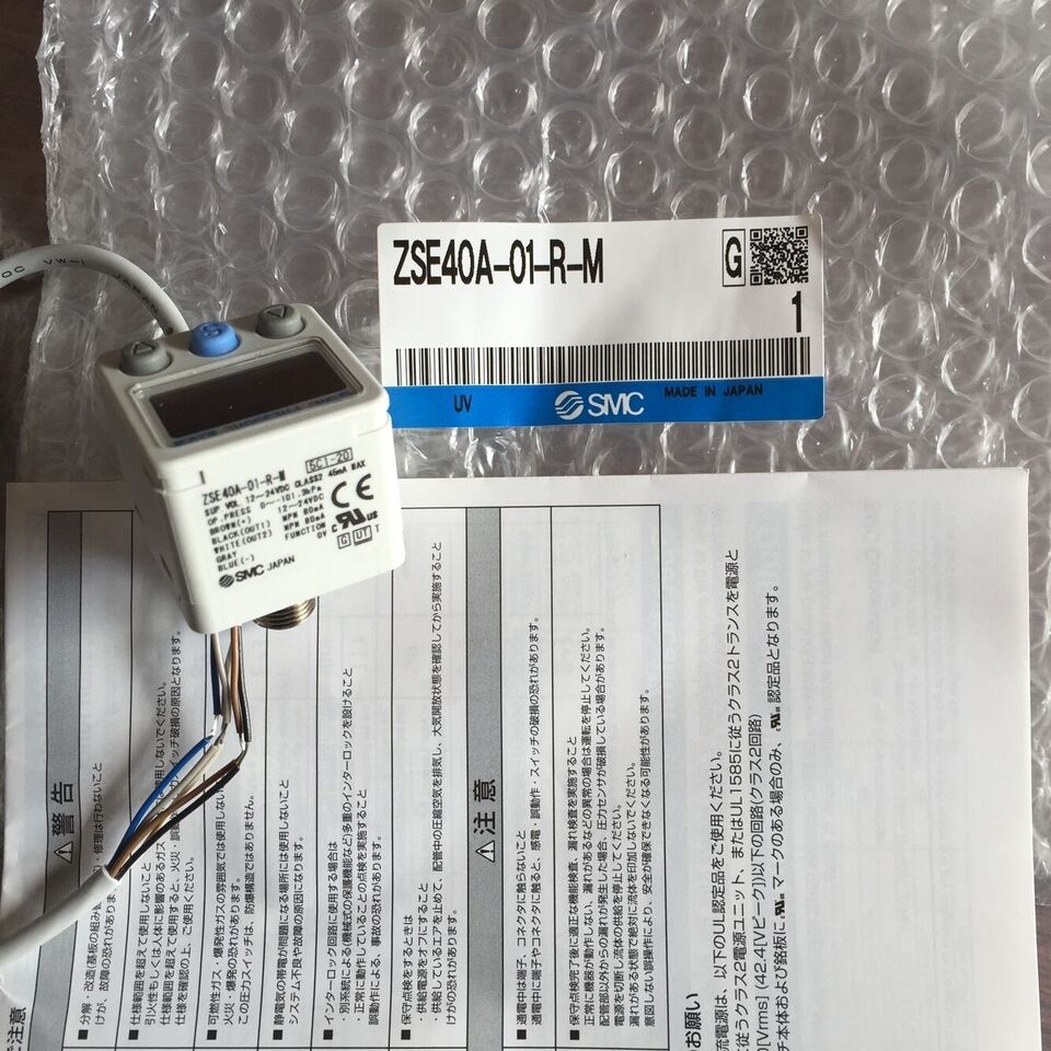 new 1PC SMC ZSE40A-01-R-M Press Switch ZSE40A01RM - SMC