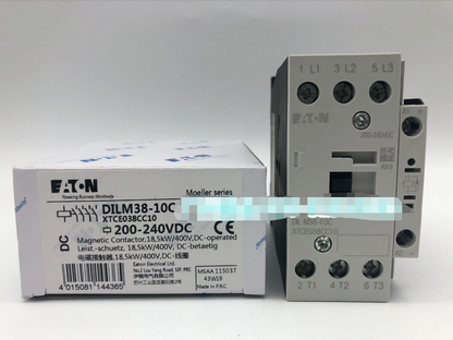 new Eaton Moeller DILM38-10C 1PC DILM3810C Contactor 200-240VDC