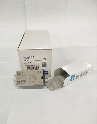 new Omron H3Y-2-C 220VAC Timer One H3Y2C - OMRON