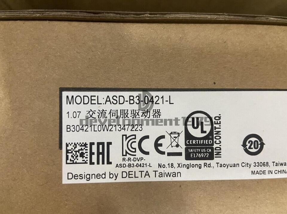 new DELTA 400w 3000rpm B3 AC servo motor driver kits ASD-B3-0421-L+ECM-B3M-C20604RS1 - DELTA