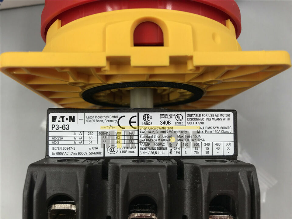 Eaton Molellar Ones P3-63 EA/SVB - KOEED