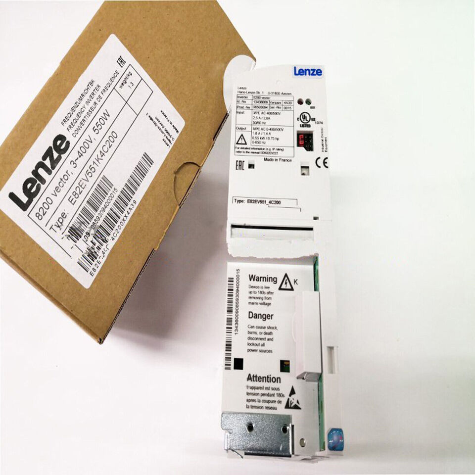 new 1PC LENZE E82EV551K4C200 Inverter E82EV551K-4C200 ping - LENZE