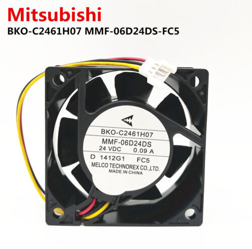 new 1PC MMF-06D24DS-FC5 BKO-C2461H07 24V 0.09A 6025 Inverter Cooling Fan - BKO