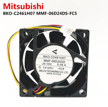 new 1PC MMF-06D24DS-FC5 BKO-C2461H07 24V 0.09A 6025 Inverter Cooling Fan - BKO