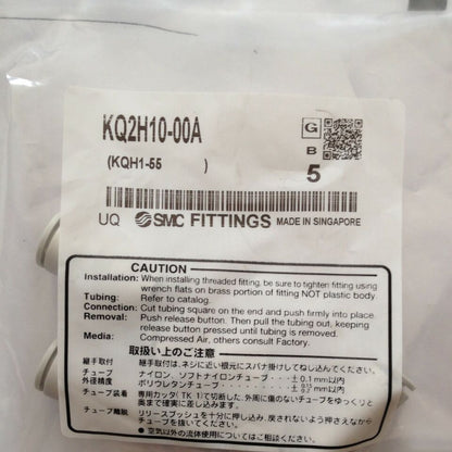 new 5PCS SMC KQ2H10-00A Connectors KQ2H1000A - SMC
