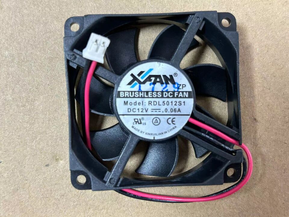new 1PC 2-wire mute cooling fan RDL5012S1 12V 0.06A 5CM 5012 - KOEED