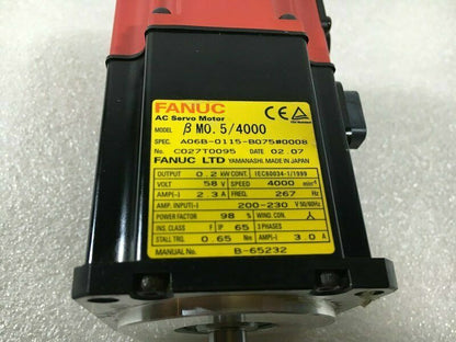 new 1PC  FANUC A06B-0115-B075#0008 Servo Motor In Box ping
