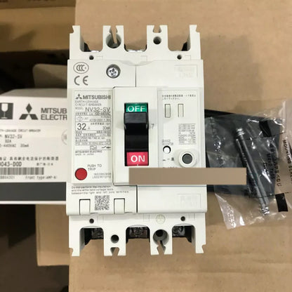 new Mitsubishi NV32-SV 3P 32A Circuit Breaker One NV32SV - MITSUBISHI