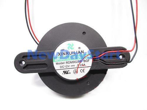 new 1x XINRUILIAN SCIENCE RDM9025S BGF 12V 0.25A 2-wire cooling fan