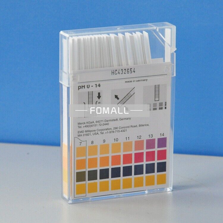 new 100PCS/Box For Merck precision PH test paper 0-14 1.09535.0001 - KOEED