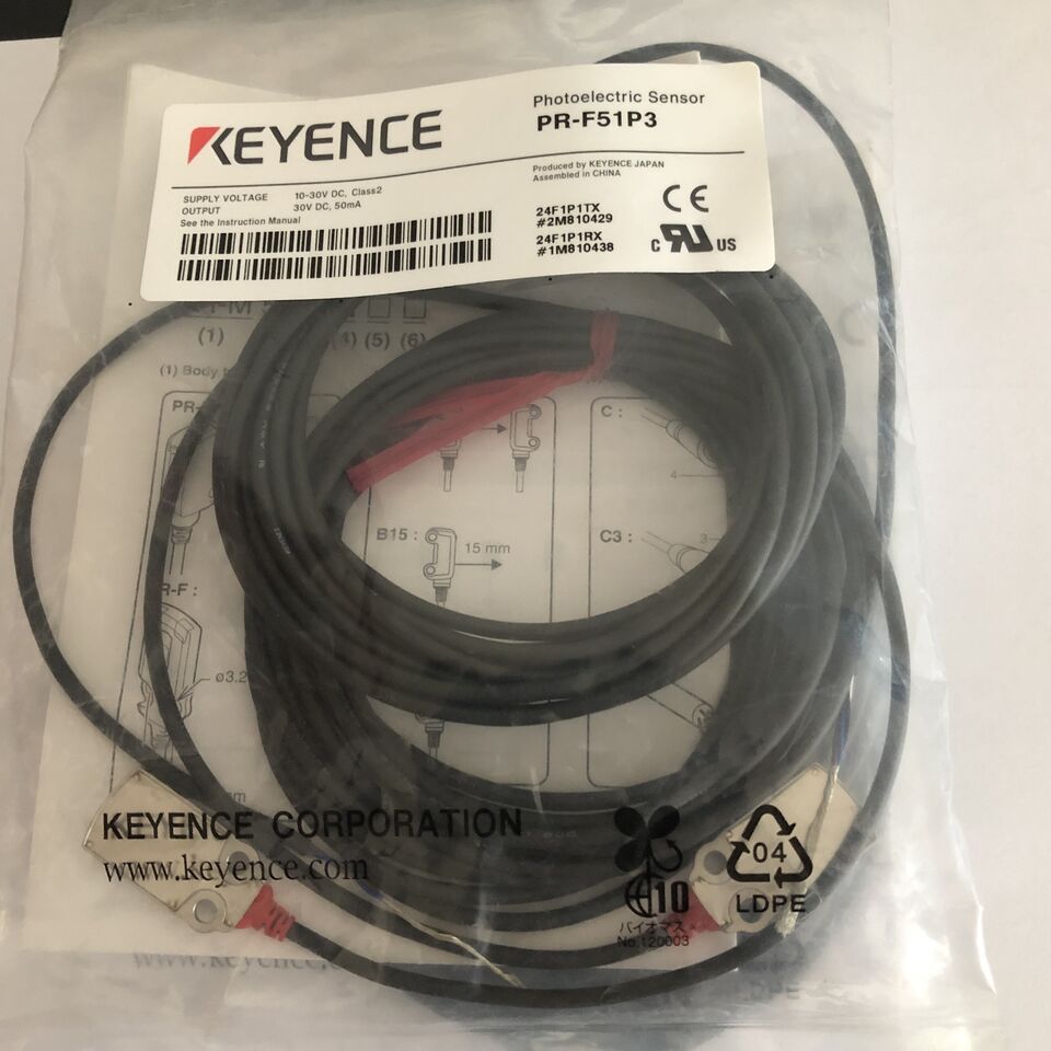 new 1PC Keyence PR-F51P3 Photoelectric Sensor Switch PRF51P3 - KEYENCE