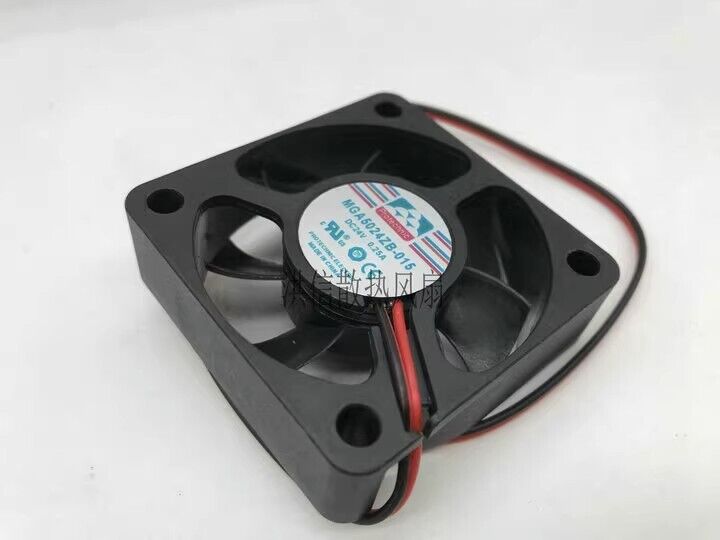 new 1 PCS fan DC24V 0.25A 5015 5cm 2 wire MGA5024ZB-O15 - MGA