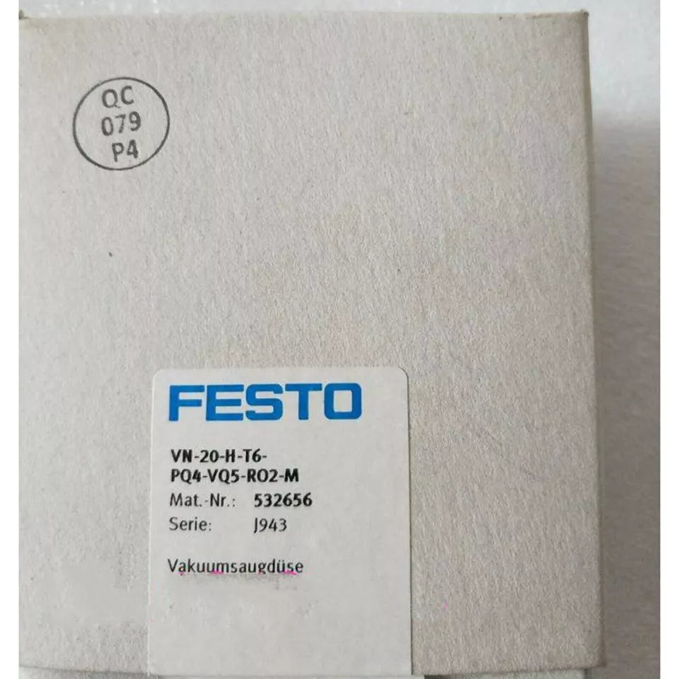 new Festo VN-20-H-T6-PQ4-VQ5-RO2-M 532656 Vacuum Generator One - FESTO