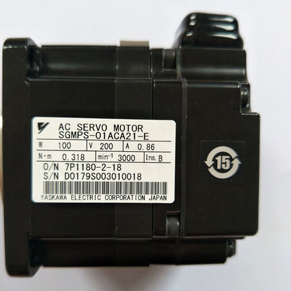Yaskawa SGMPS-01ACA21-E 1-Phase Servo Motor - YASKAWA