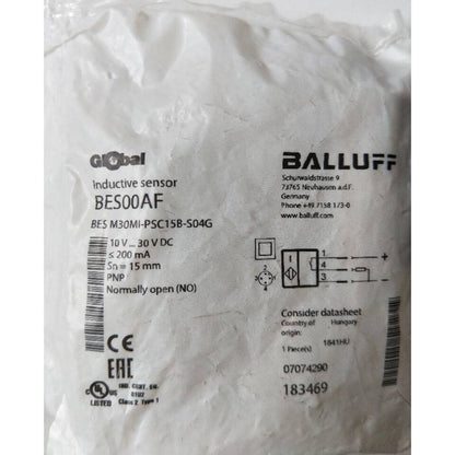 1PC BALLUFF Sensor Switch BES00AF M30MI-PSC15B-S04G - BALLUFF