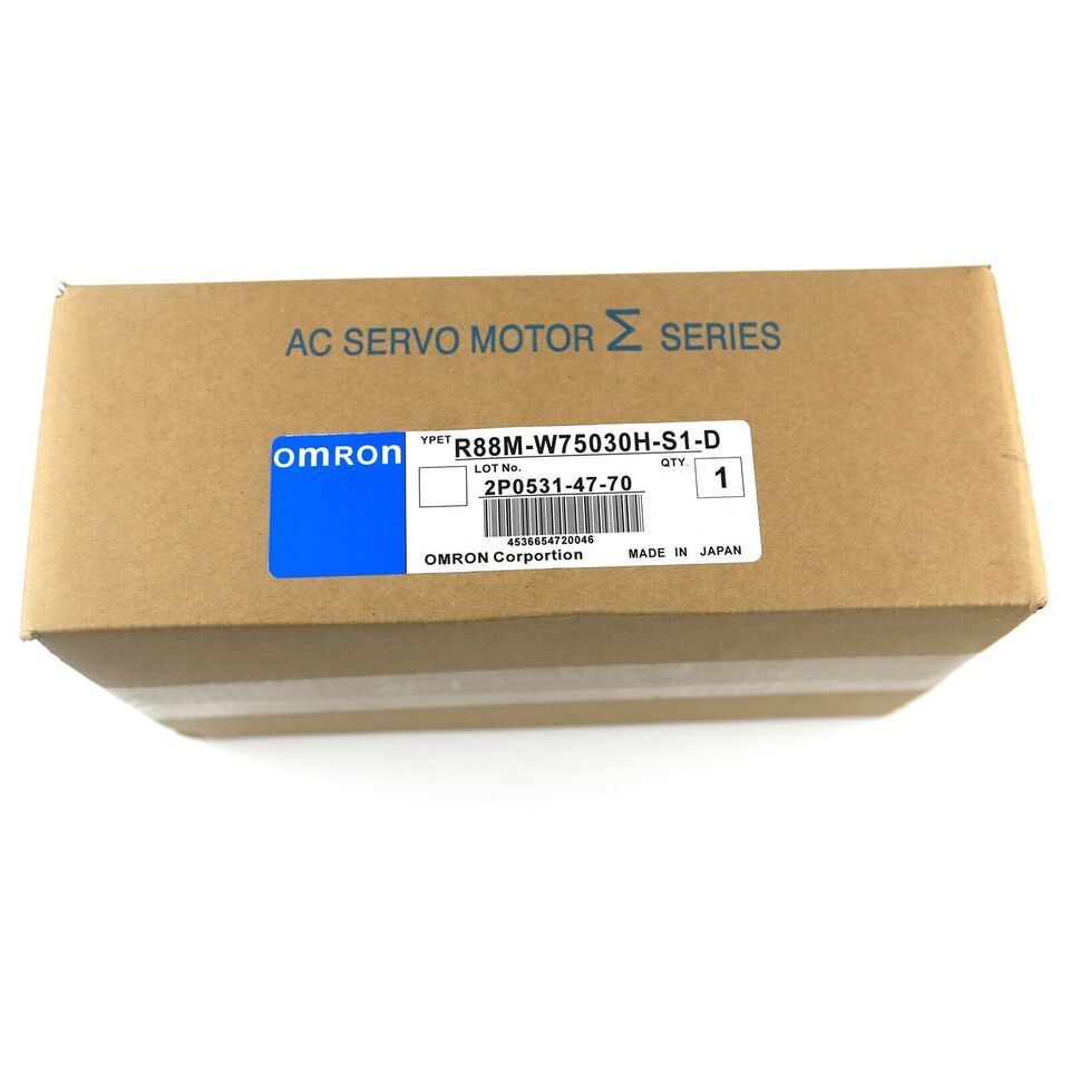 new One Omron R88M-W75030H-S1-D Servo Motor R88MW75030HS1D ping - OMRON