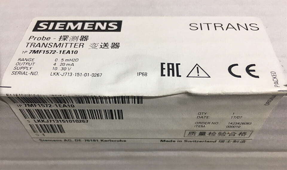 new 1PC  Siemens 7MF1572-1EA10 Measuring Transducer 7MF15721EA10 Fast