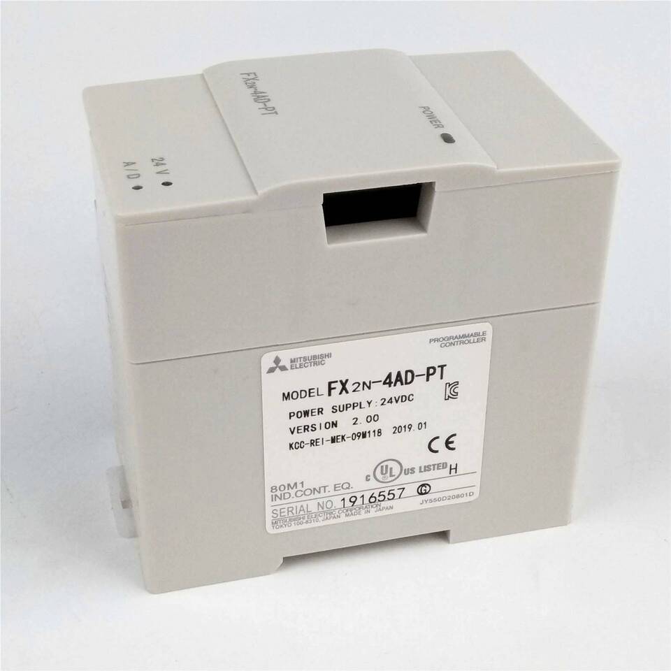new Mitsubishi FX2N-4AD-PT Programmable Controller One FX2N4ADPT - MITSUBISHI