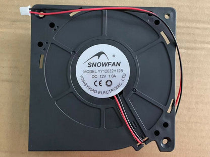 new 1pc 12V 1.0A 12CM Double Ball Blower Turbo Cooling Fan YY12032H12B - YUANYUAN
