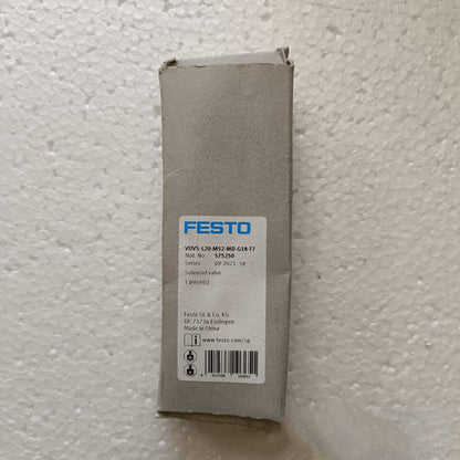 Festo VUVS-L20-M52-MD-G18-F7 575250 Solenoid Valve One - FESTO