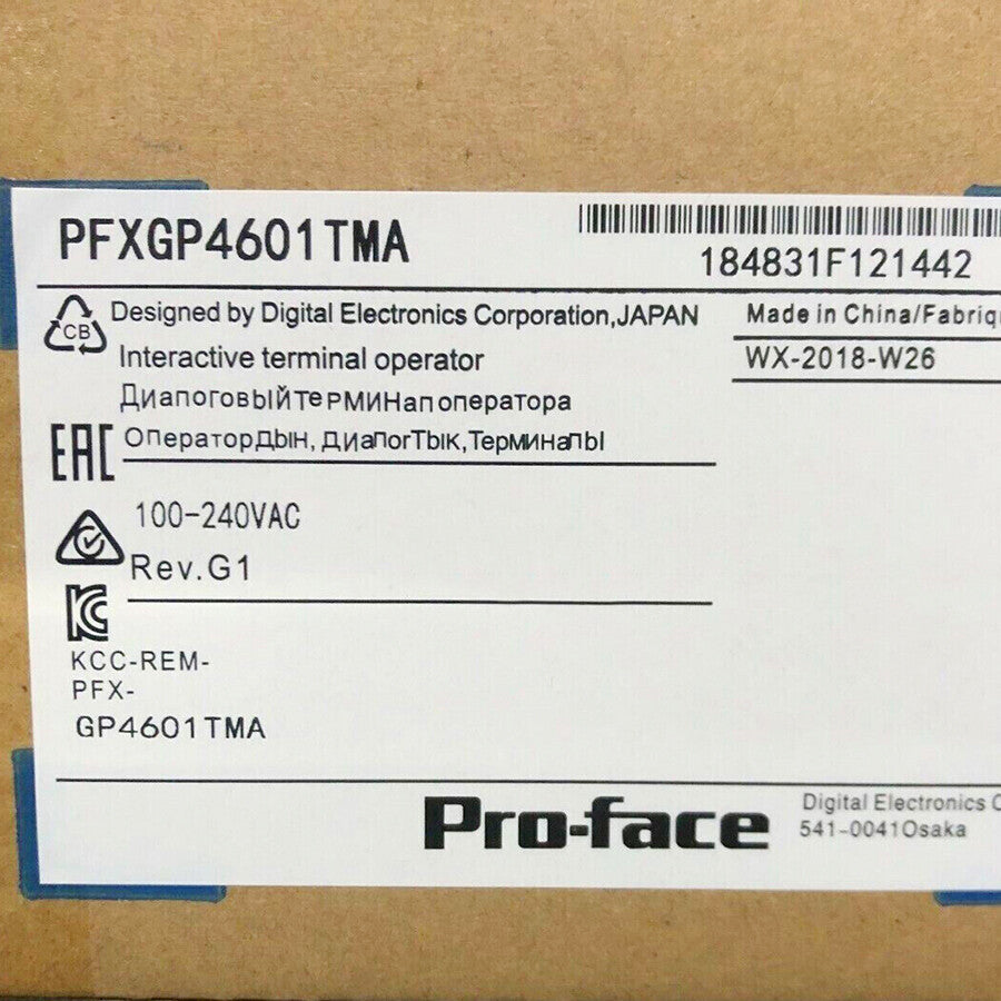 new 1PC Pro-face PFXGP4601TMA Touch Screen Panel In Box ping