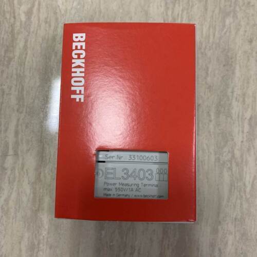 new 1PC BECKHOFF EL3403 PLC In Box ping EL 3403 - BECKHOFF