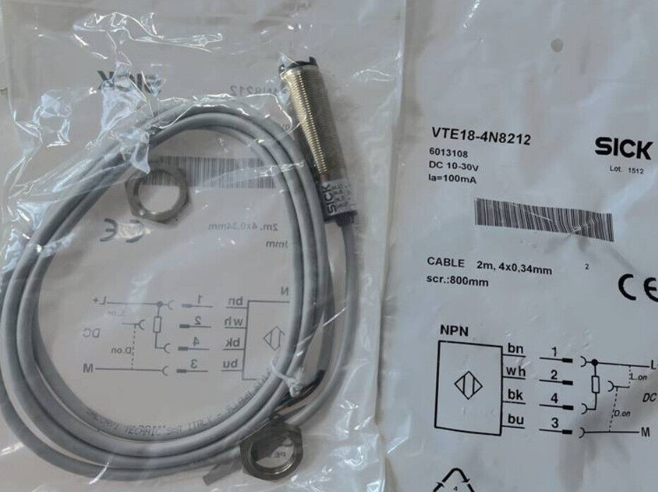 new SICK VTE18-4N8212 Photoelectric Switch One VTE184N8212 - SICK
