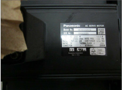 new One Panasonic MDMA202A1G Servo Motor ping - PANASONIC